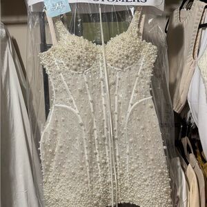 Pearl-Studded Bridal Gown